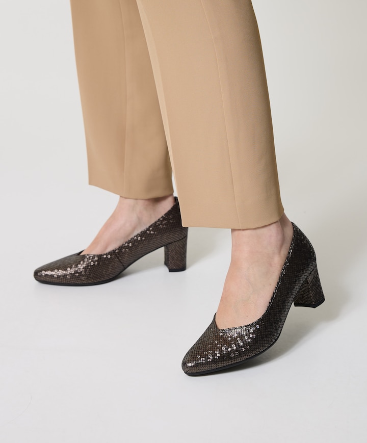 dames pumps grijs