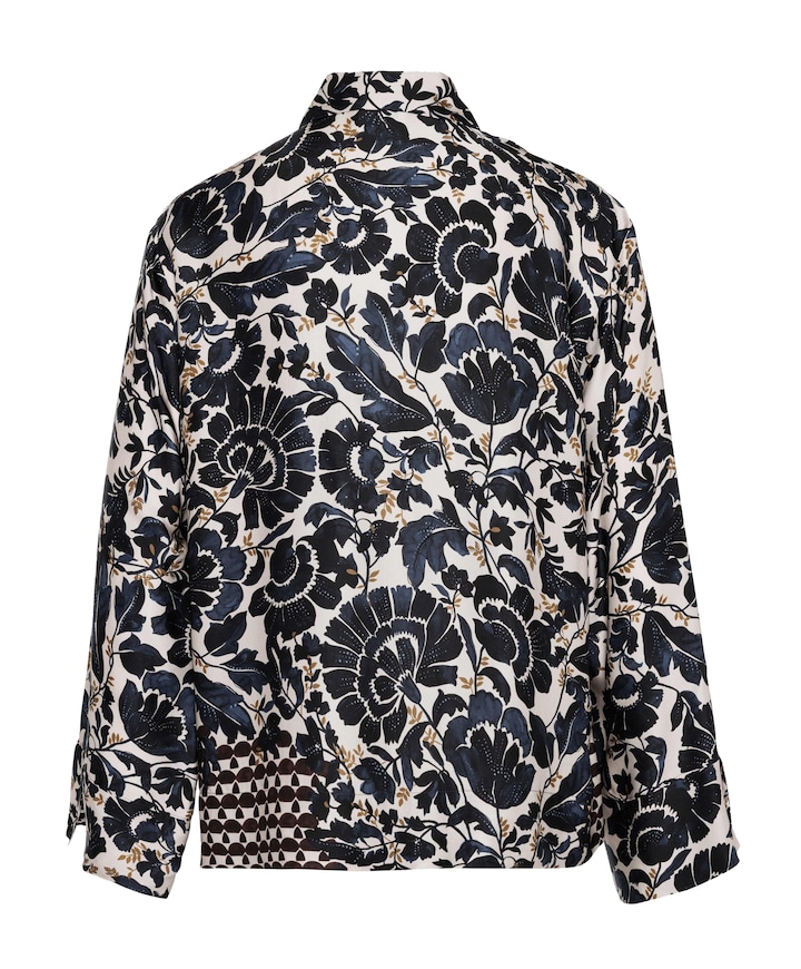 Dames blouse blauw