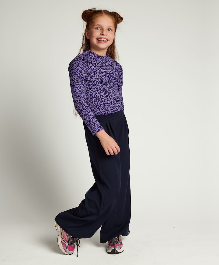 Little pantalon meisjes pantalon blauw