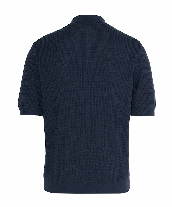 Heren polo blauw