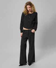 MWAmber 178 High X-Wide dames jeans zwart