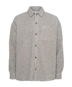 Heren overshirt grijs