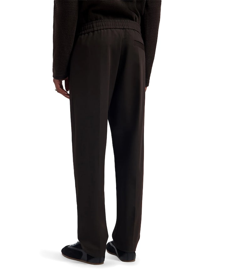 Slim Elasticated Pant heren pantalon bruin