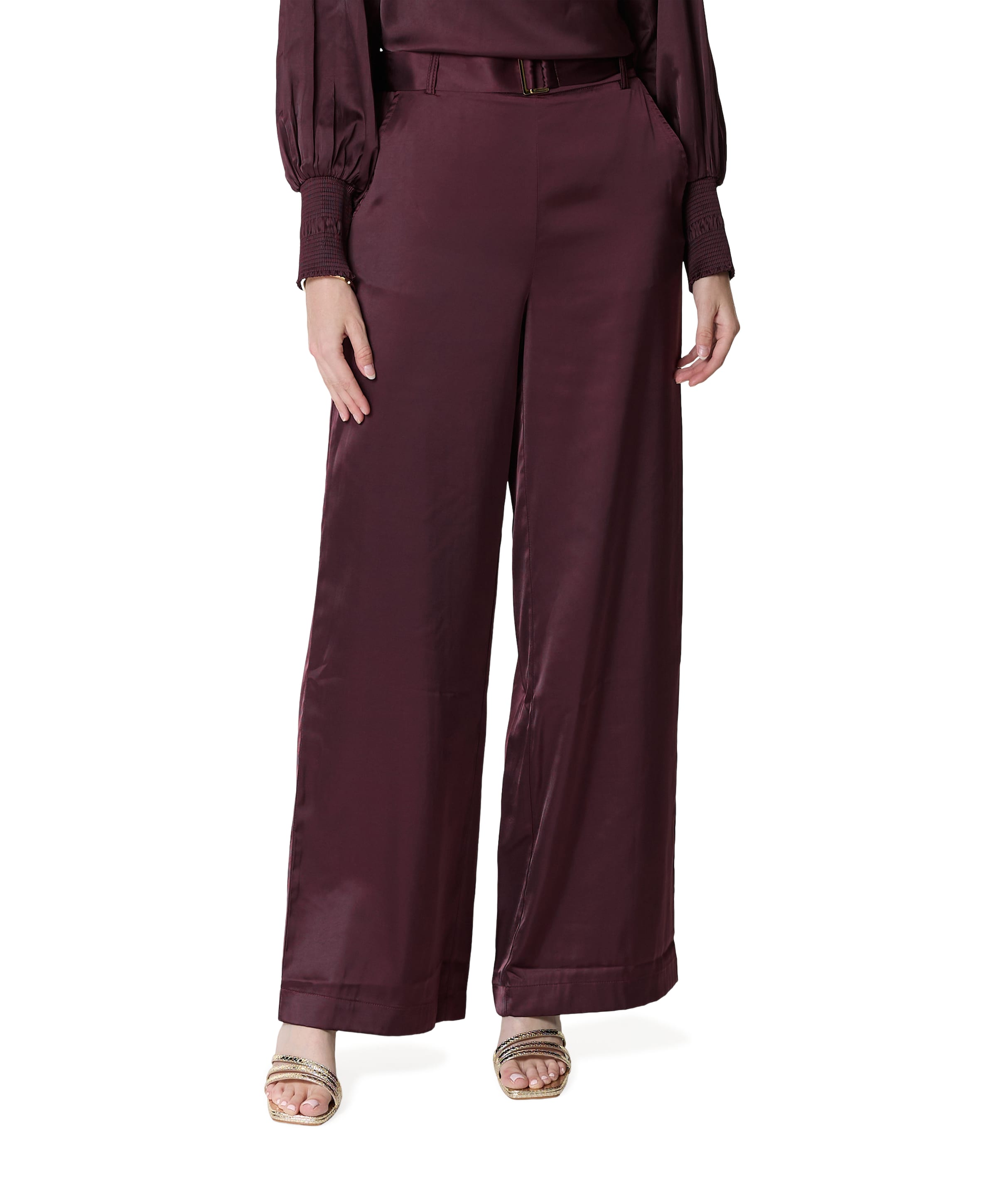 Dames broek bordeaux