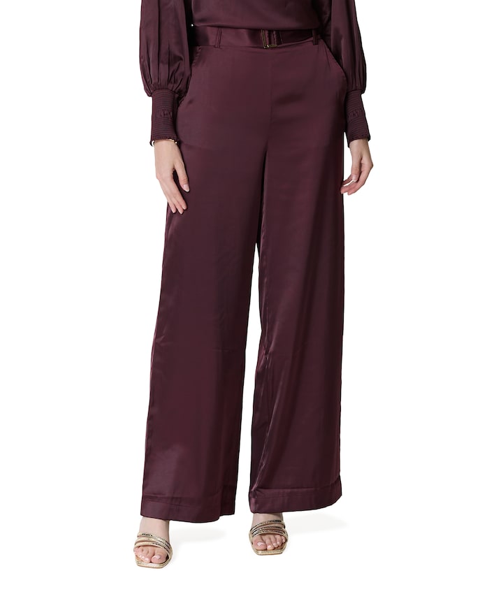 Dames broek bordeaux