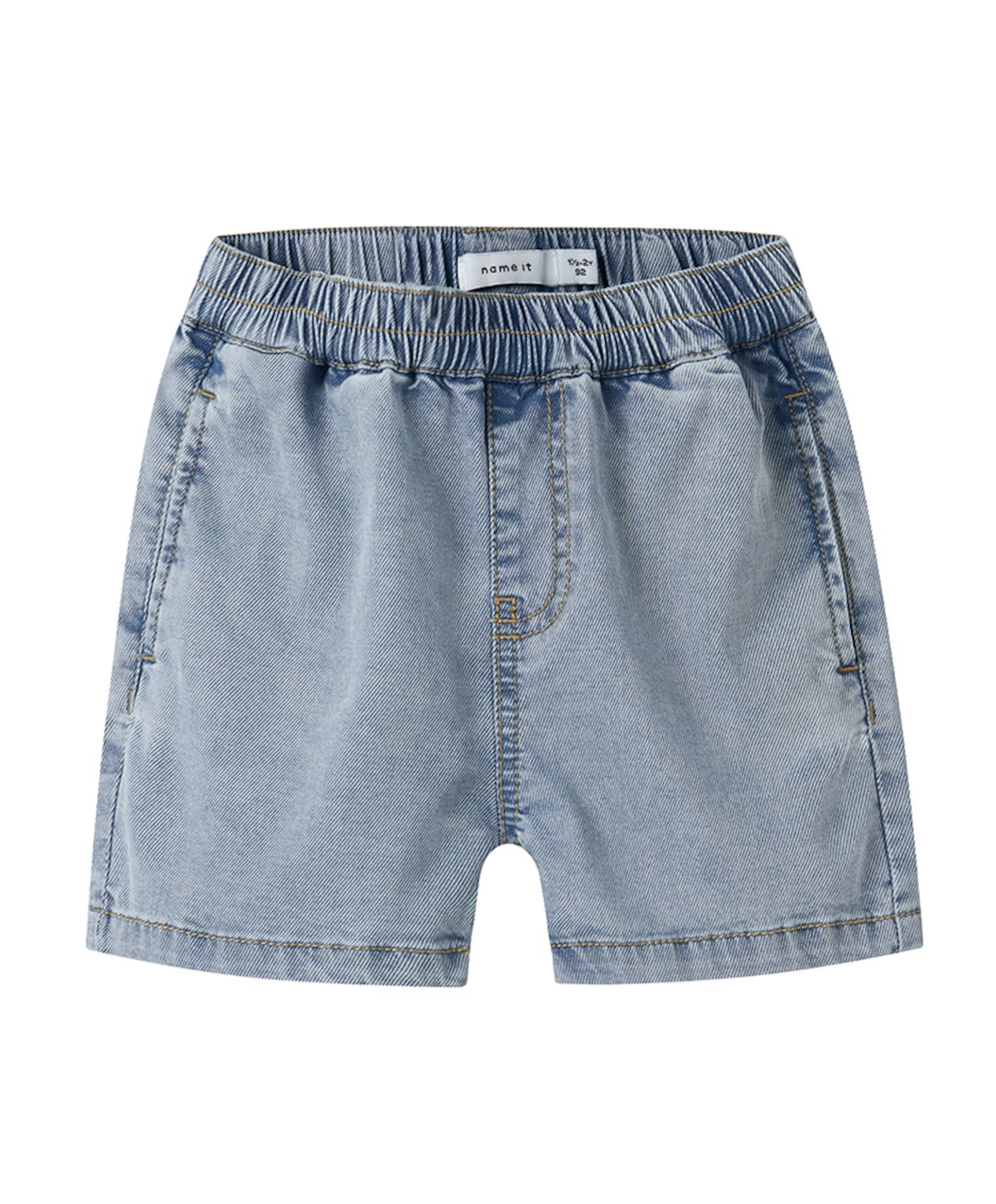 NMMRYAN JOG DNM L 3100-YB F meisjes korte broek blauw