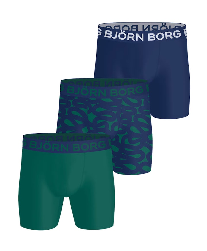 Heren boxershort blauw