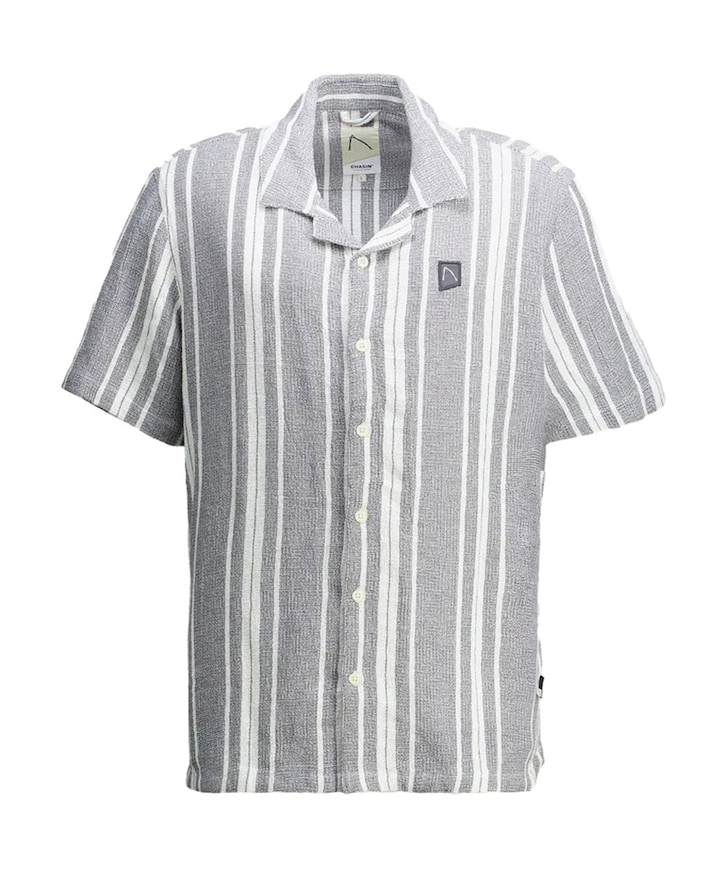 Heren overshirt grijs