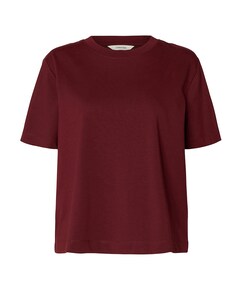 Dames T-shirt bordeaux