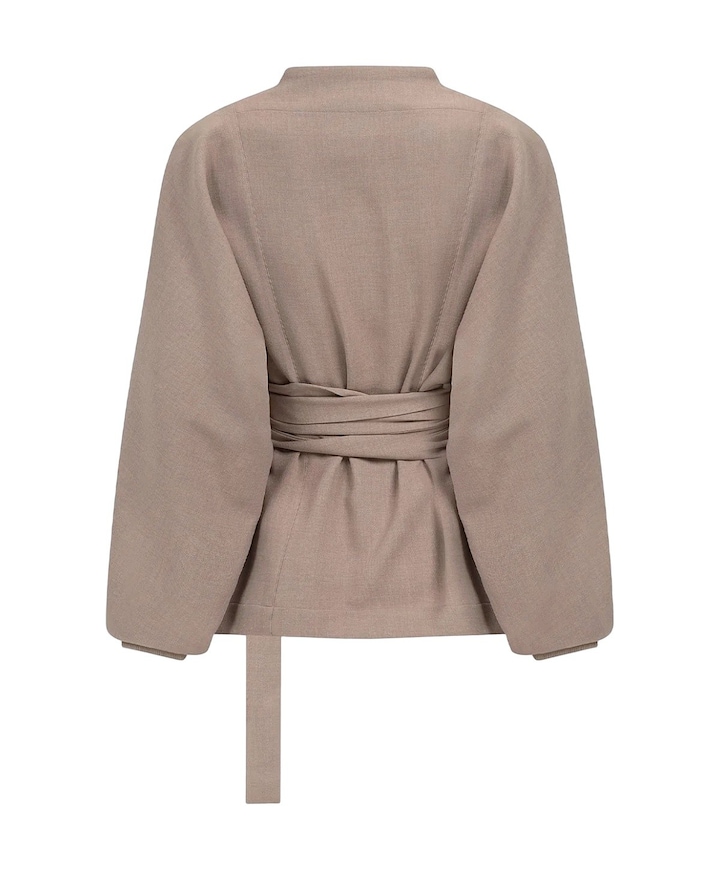 Dames blouse beige
