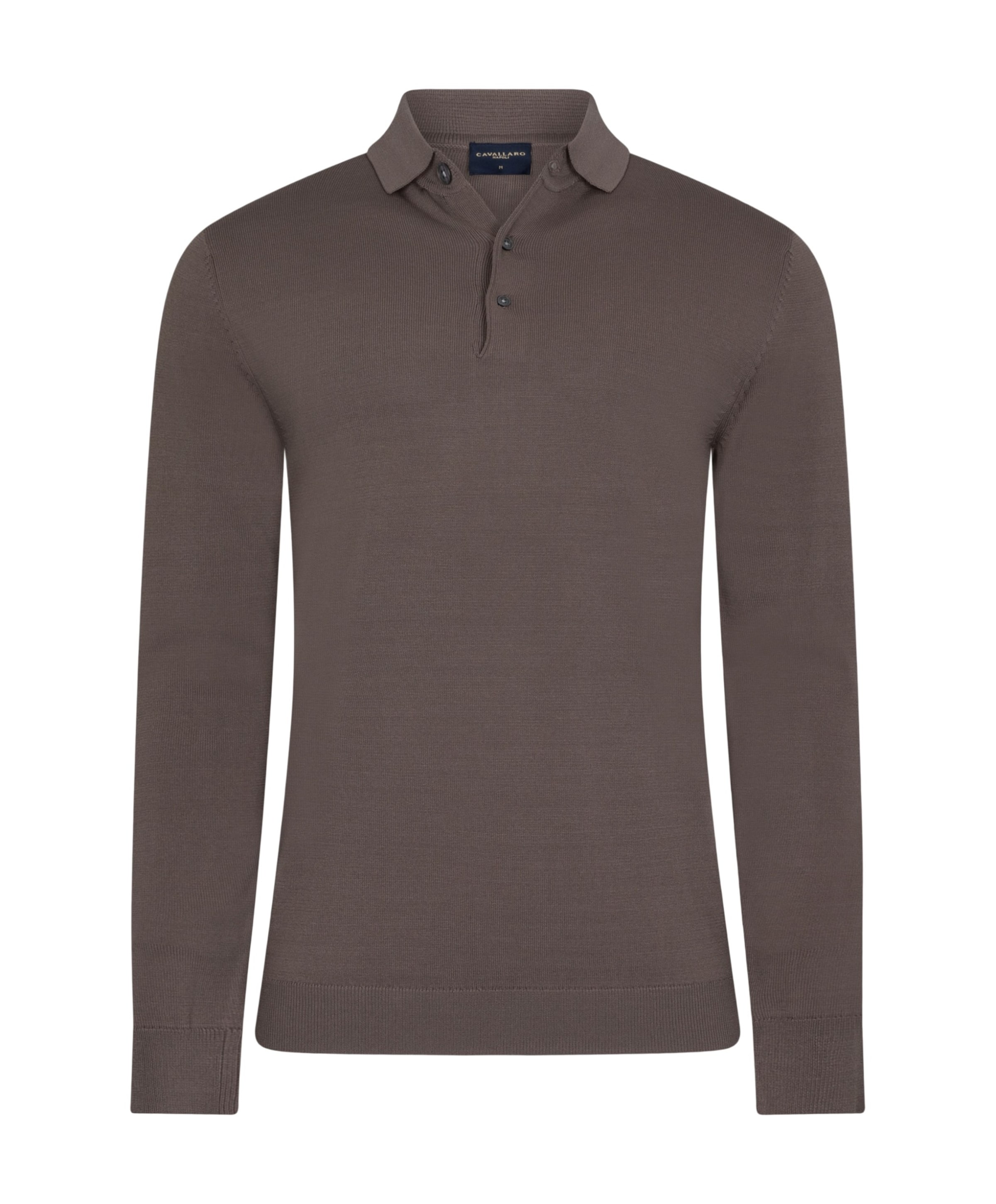 Heren polo beige