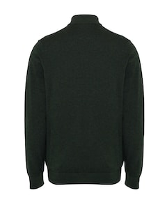 Heren trui met rits groen