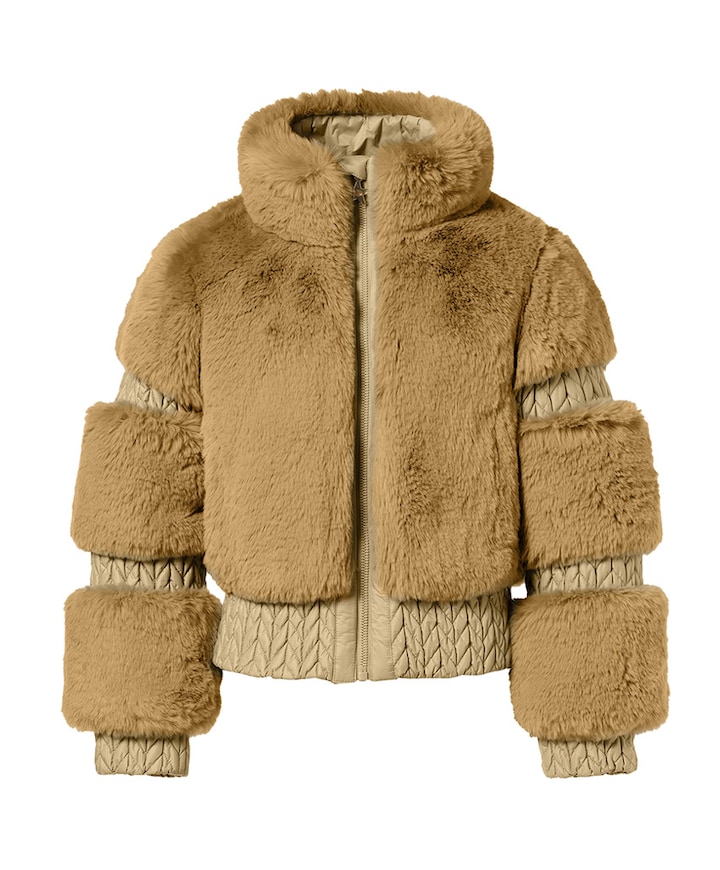Dames ski-jas beige