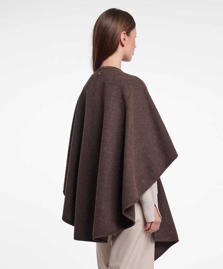 Dames cape bruin