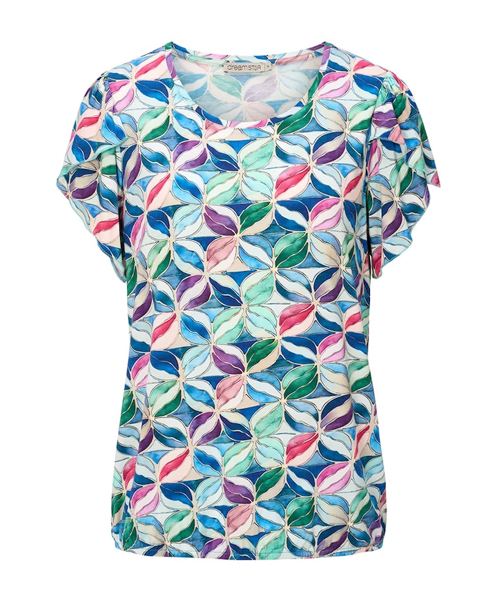 Dames T-shirt multicolor