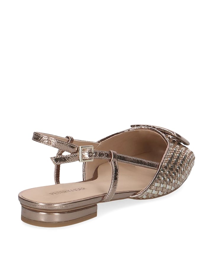 dames slingbacks goud