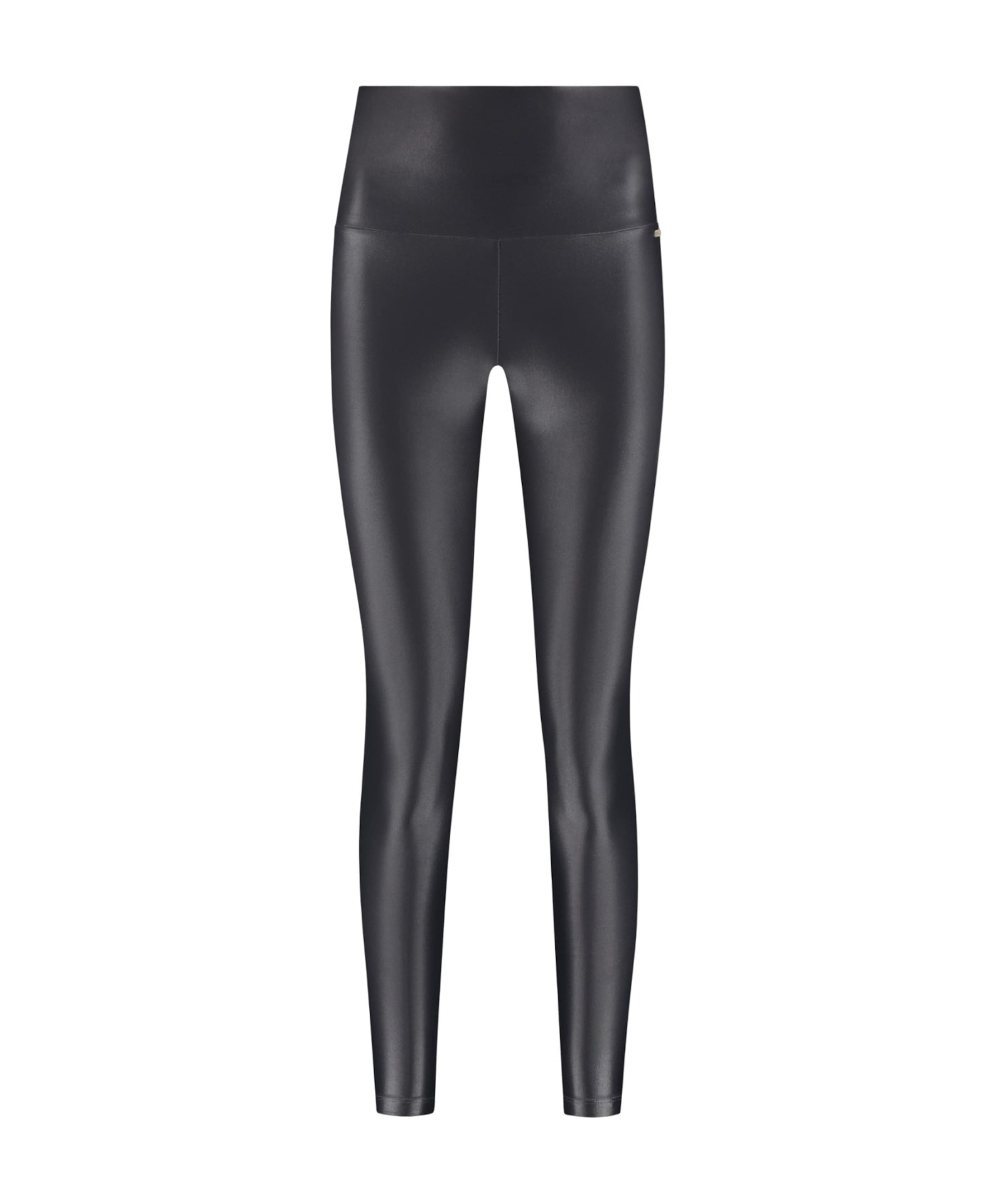 Shine Leggings High Waistband dames tights grijs