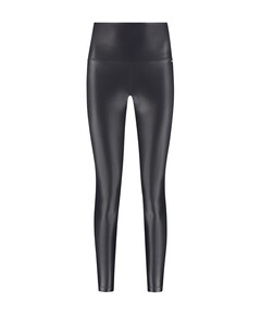 Shine Leggings High Waistband dames tights grijs