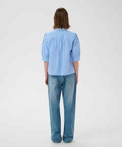 Dames blouse blauw