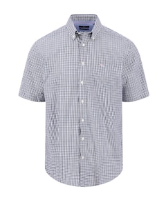 Heren overhemd korte mouw roze