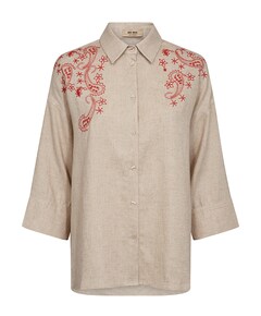 Dames blouse beige