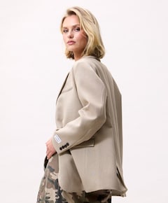 Dames blazer beige