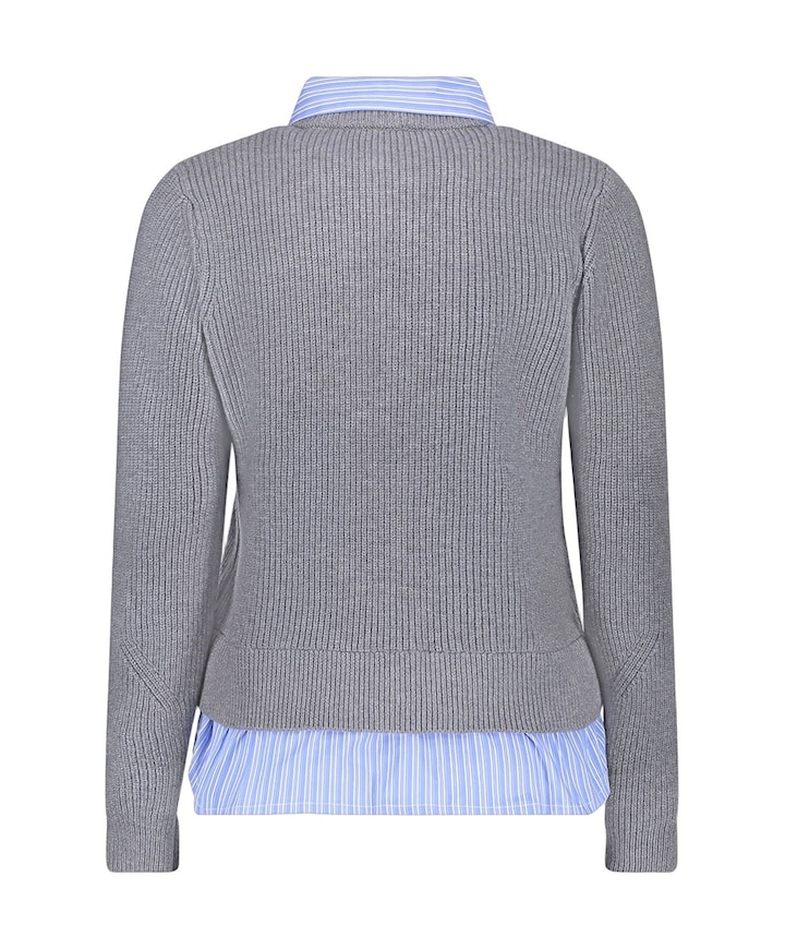 Dames vest grijs