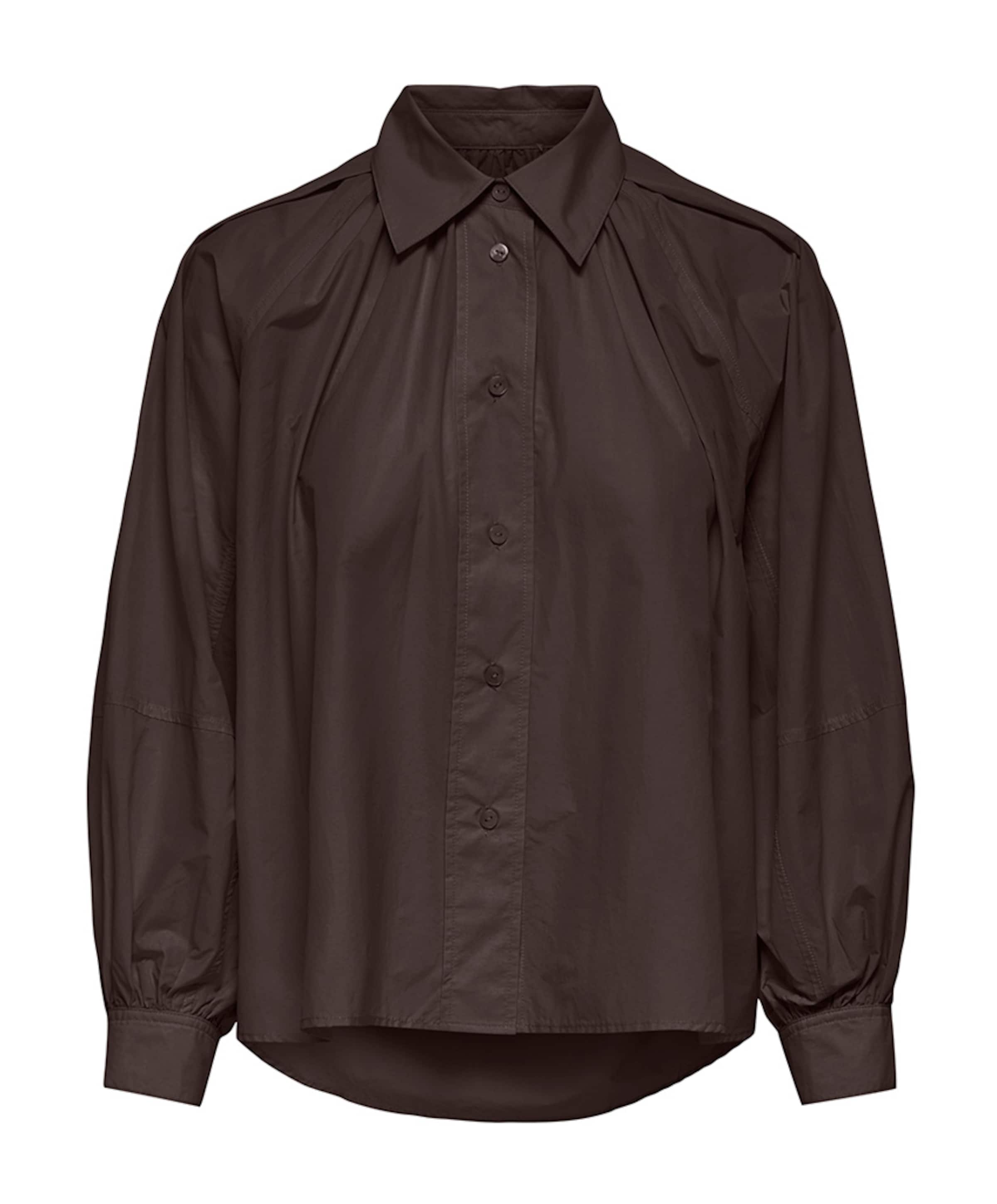 Dames blouse bruin