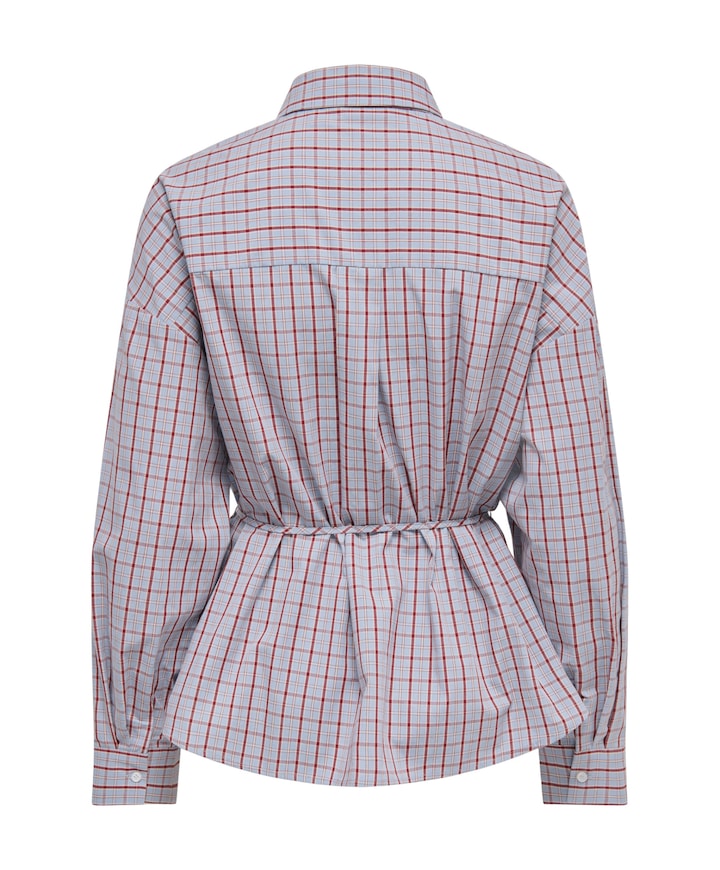 Dames blouse blauw