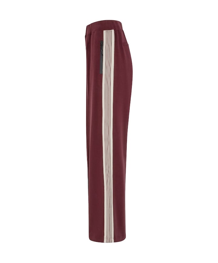 Trousers tape Modal dames broek bordeaux