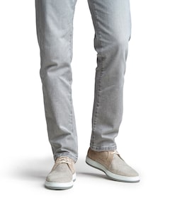 heren veterschoenen beige