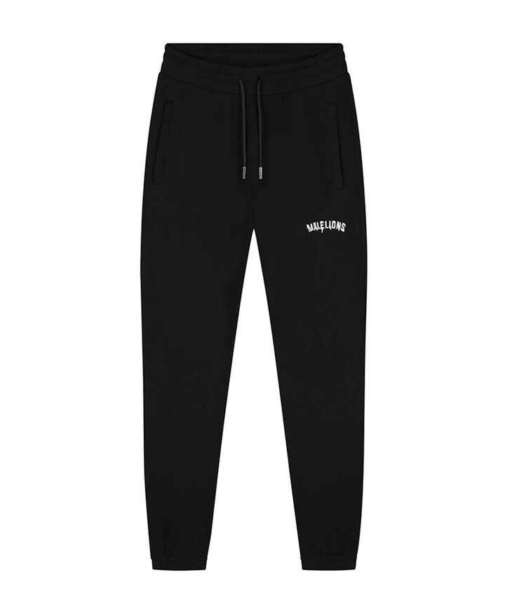 Men Graffiti Sweatpants broek zwart