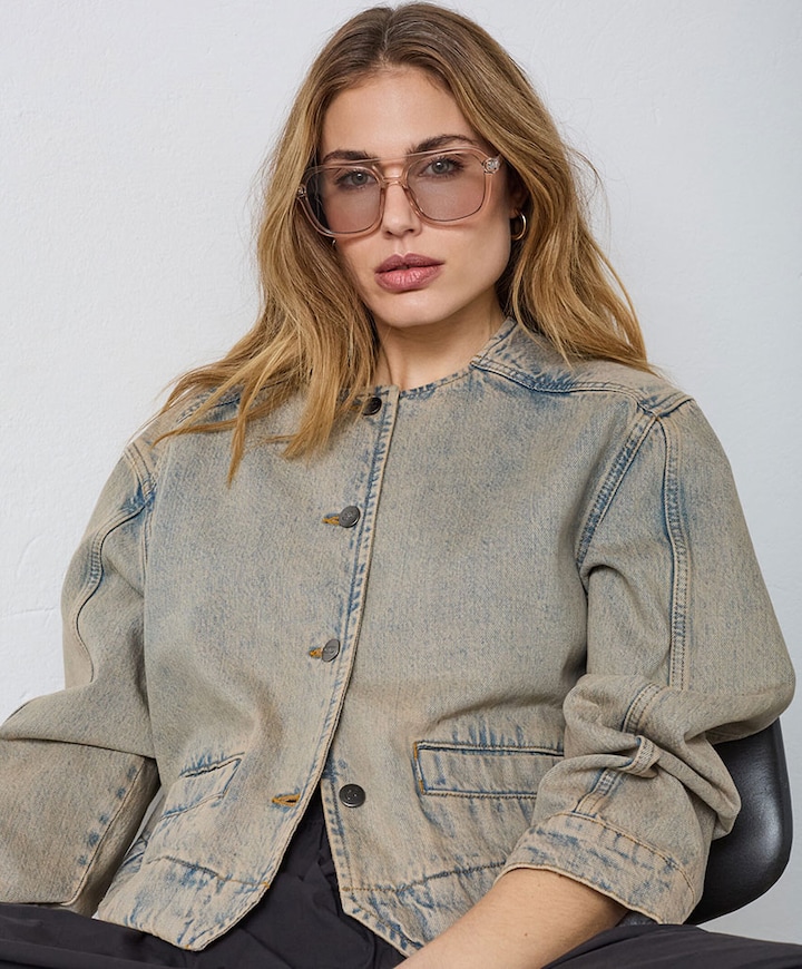 Dames spijkerjas  blauw