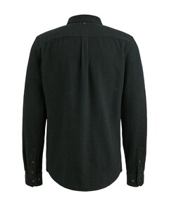Heren overhemd lange mouw groen