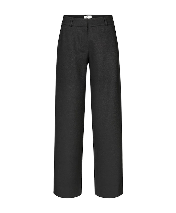 DENAFV 066 BLACK GLITTER dames pantalon zwart