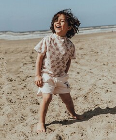 Jongens zwemshort ecru