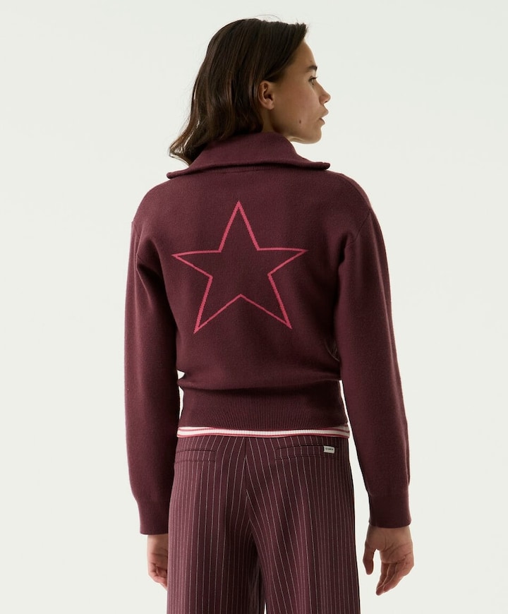 Meisjes trui bordeaux