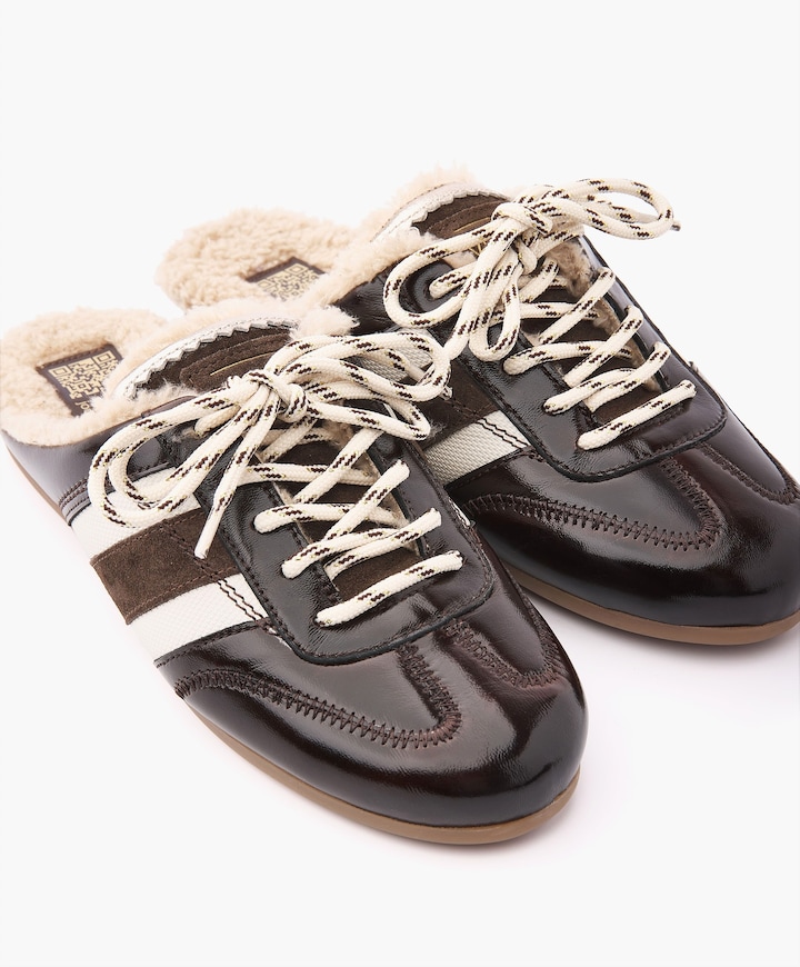 June Ashton dames clogs bruin