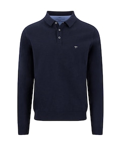 Heren polo blauw