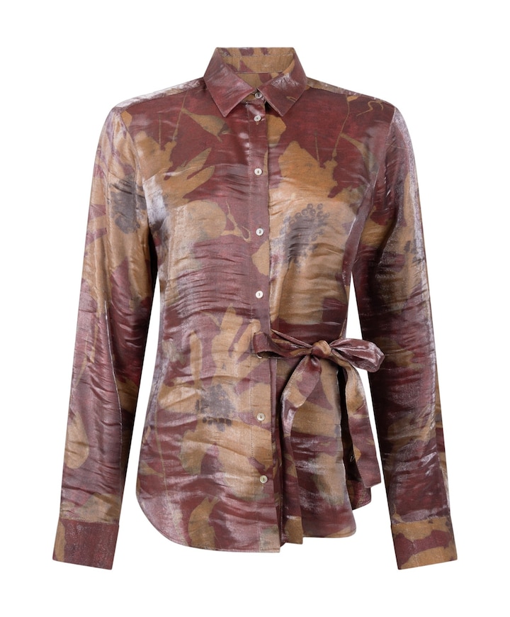 Dames blouse brique