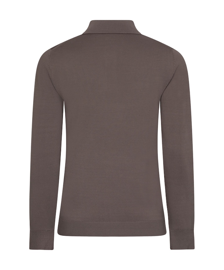 Heren polo beige
