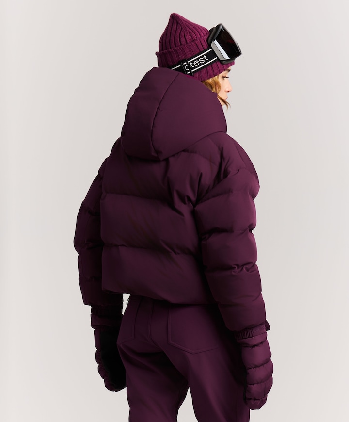 Dames ski-jas paars
