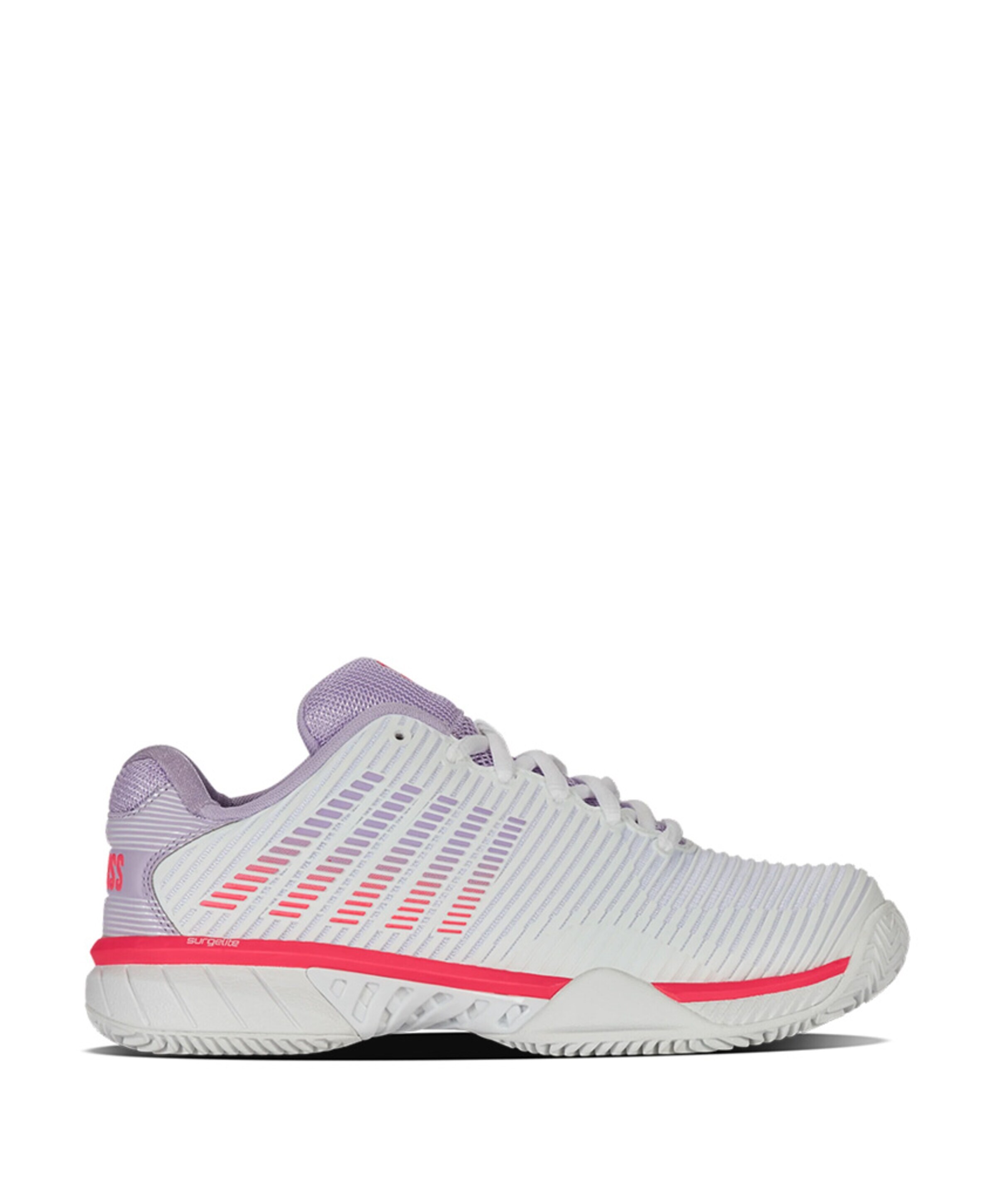 KS TFW HYPERCOURT EXPRESS 2-WHITE/ORCHDPTL/NBLAZE tennisschoenen wit