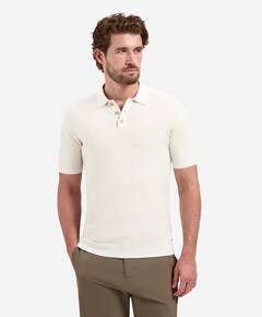 Heren polo beige