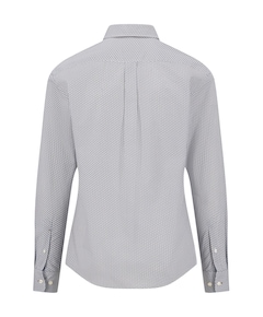Heren overhemd lange mouw beige