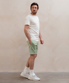 Heren T-shirt ecru