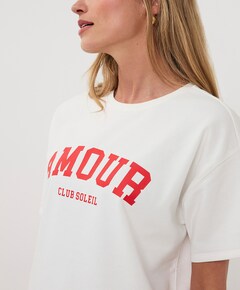 Dames T-shirt ecru