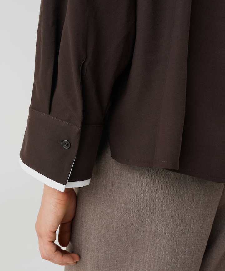 Dames blouse bruin