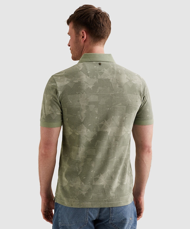 Heren polo groen