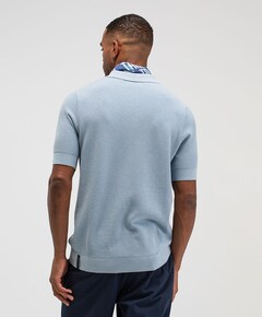 Heren polo blauw